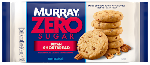 Murray Zero Sugar Pecan Shortbread Galletas Sin Azúcar de Mantequilla y Nuez