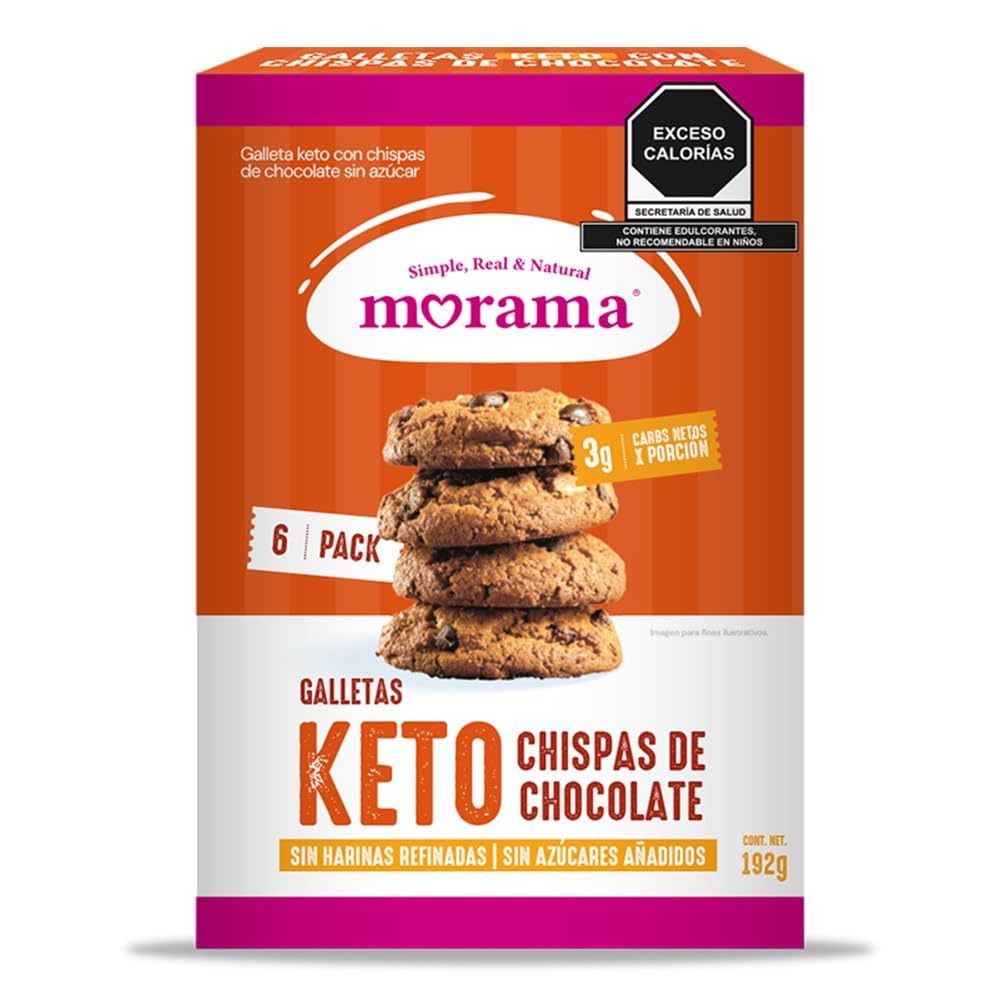Morama Galletas Keto de Chispas de Chocolate 192 g