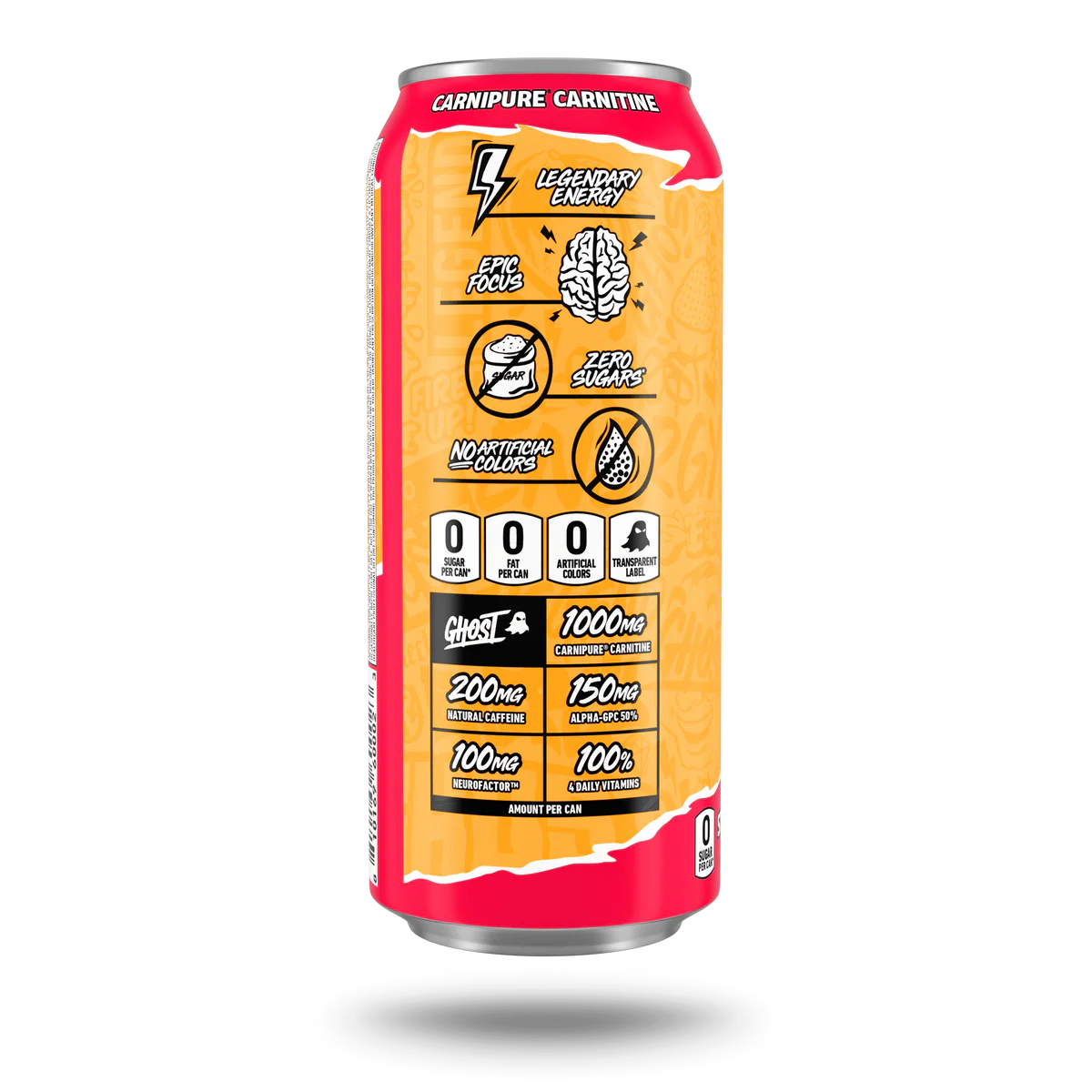 Ghost Energy Bebida Energética Strawbango