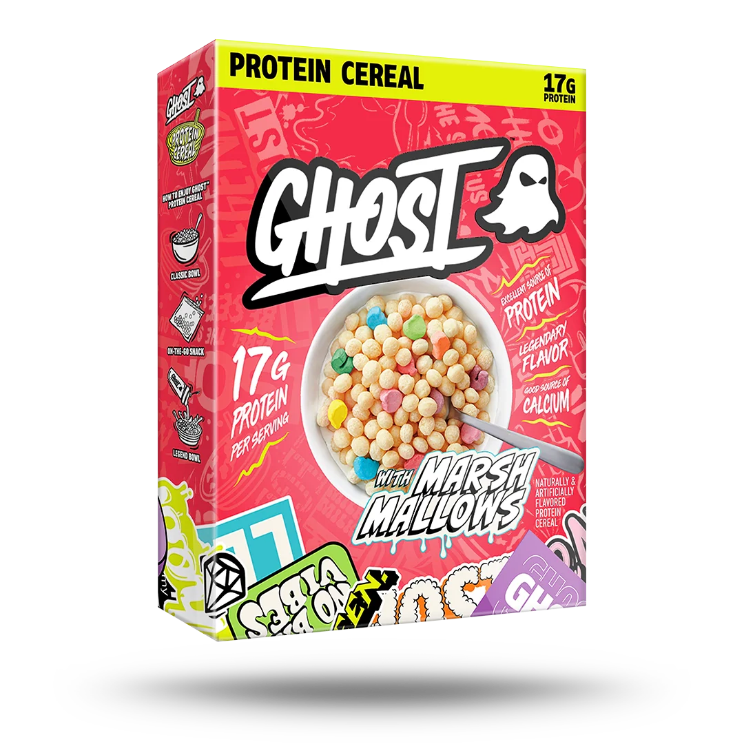 Ghost Protein Cereal con Malvaviscos