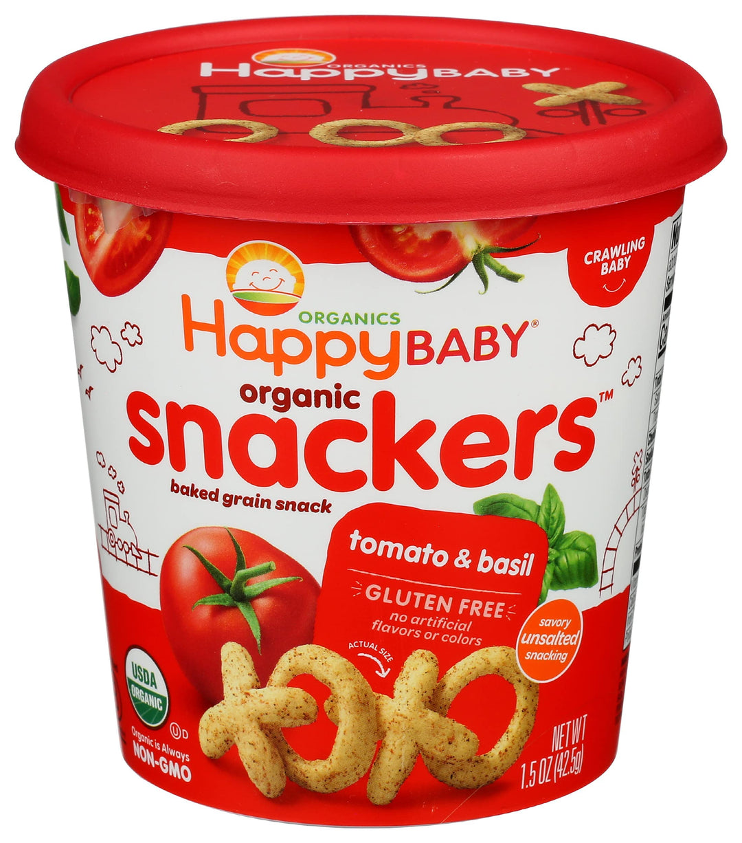 Happy Baby Tomato Basil Snackers