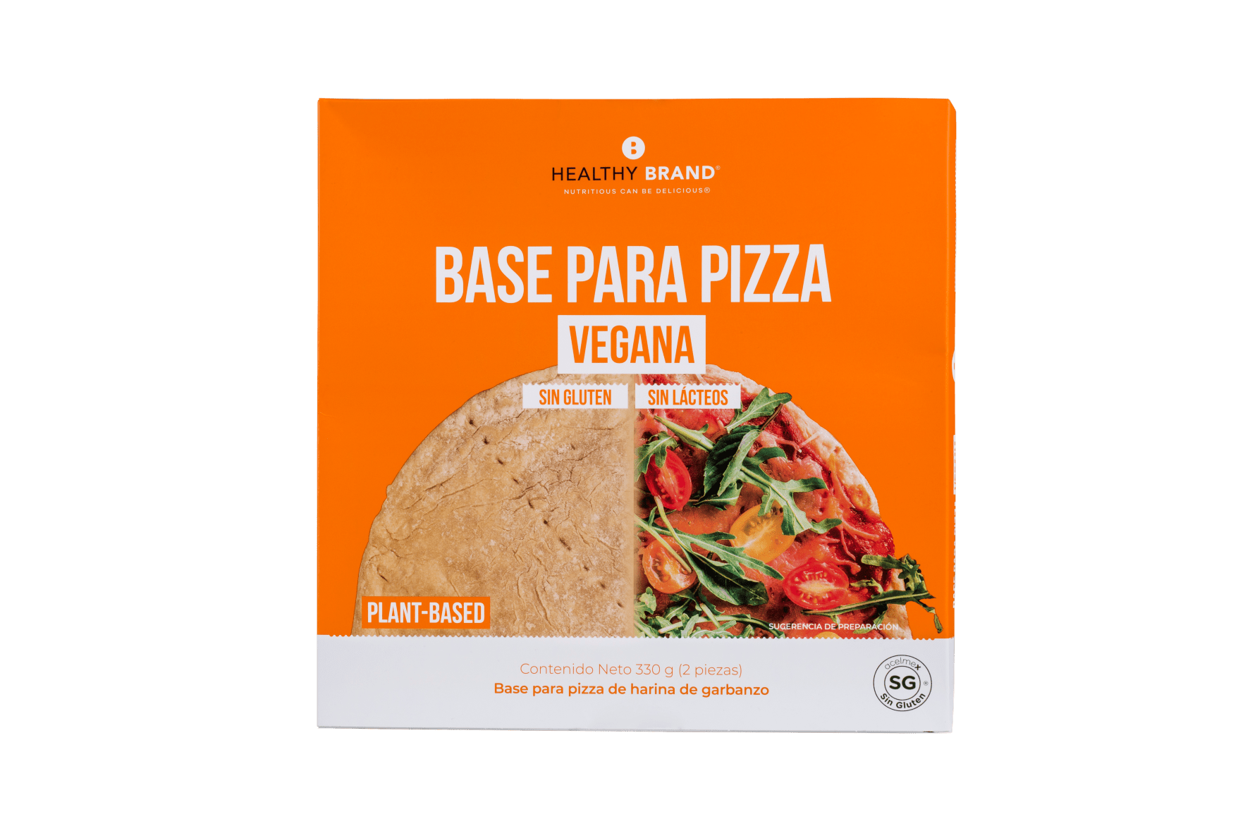 Healthy Brand Base para Pizza Vegana - Mr Sabor
