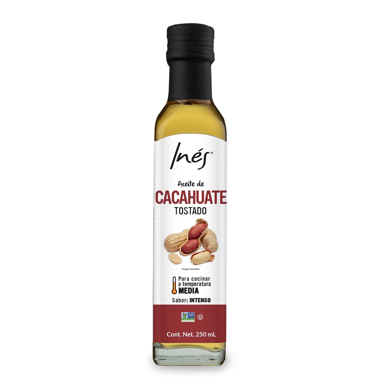 Inés Aceite de Cacahuate Tostado - Mr Sabor