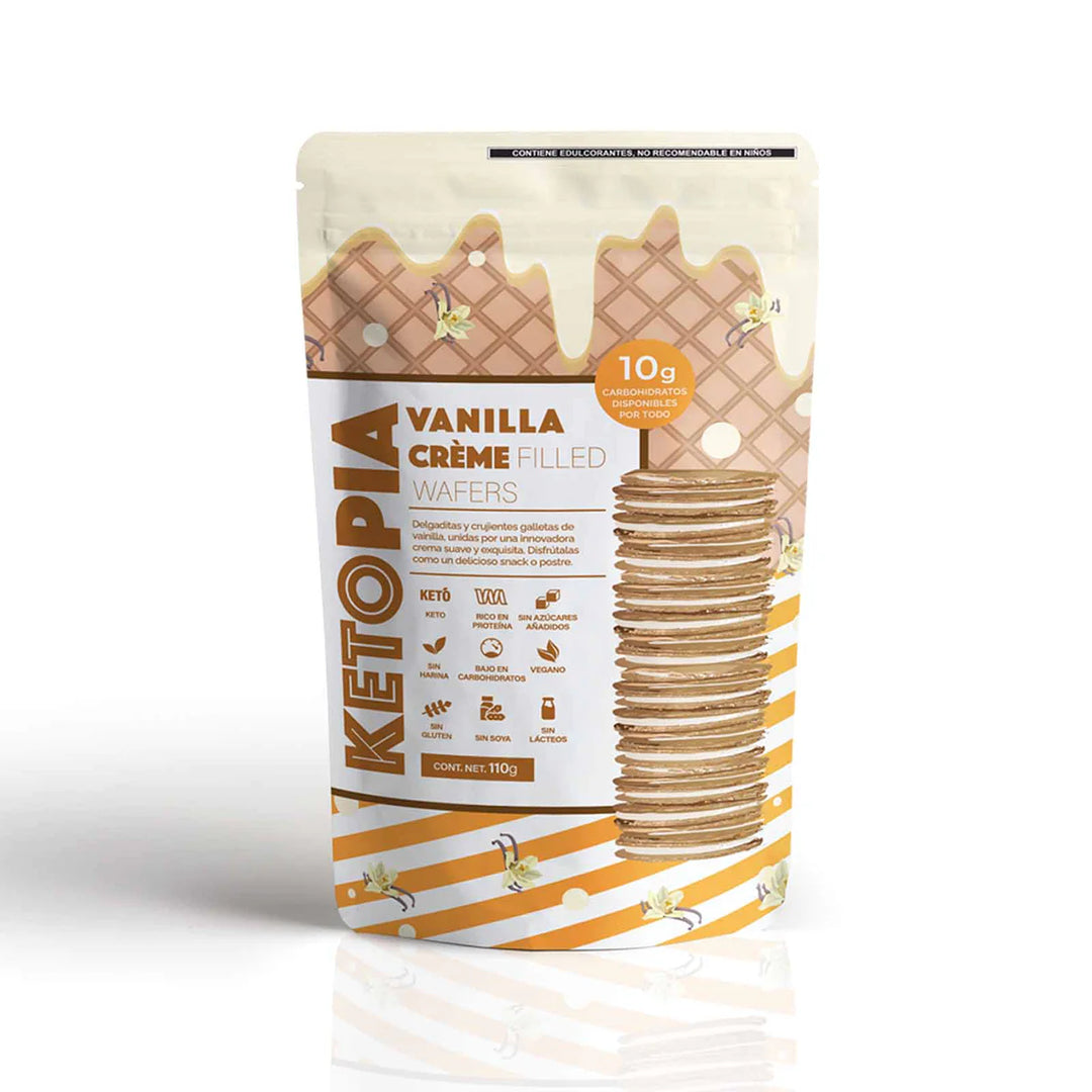 Ketopia Vanilla Creme Filled Wafers