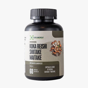 Kukamonga 60 Cápsulas a Base de Reishi Shiitake Maitake