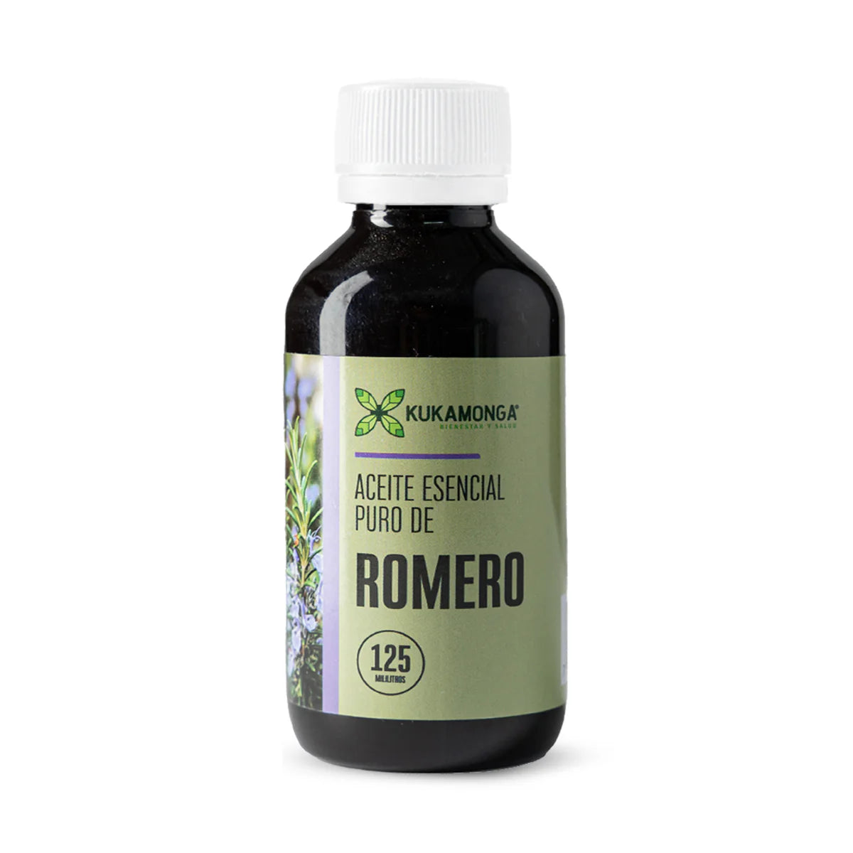 Kukamonga Aceite Esencial Puro de Romero 125 ml.