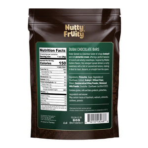 Nutty Fruity Dubai Barras de Chocolate 454 g.