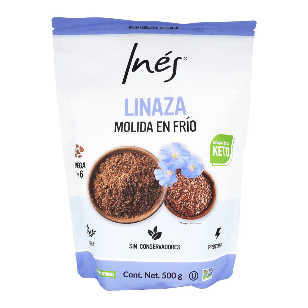 Linaza Molida en Frío 500 gr.