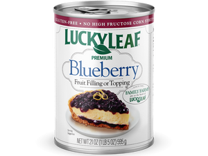 Lucky Leaf Blueberry Premium Relleno/Topping para Pay Mora Azul