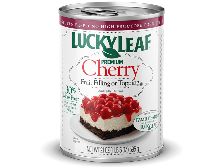 Lucky Leaf Cereza Relleno Topping para Pay