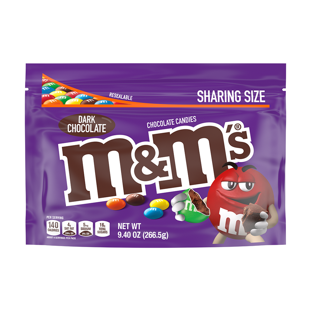M&M's Dulces con Relleno de Chocolate Obscuro