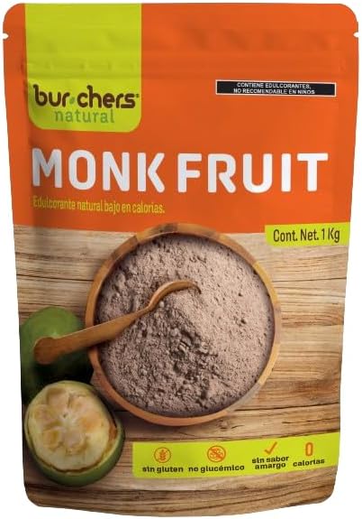 Burchers Natural Monk Fruit Endulzante Natural 240 g