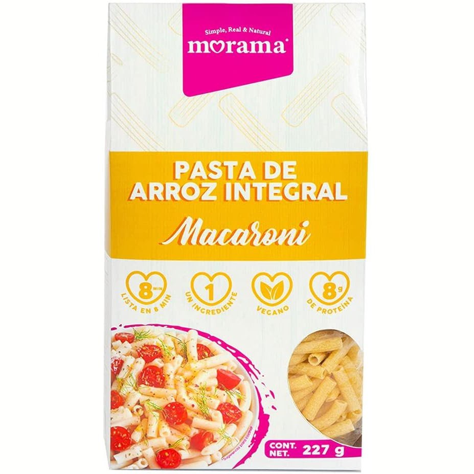 Morama Pasta de Arroz Integral Macaroni