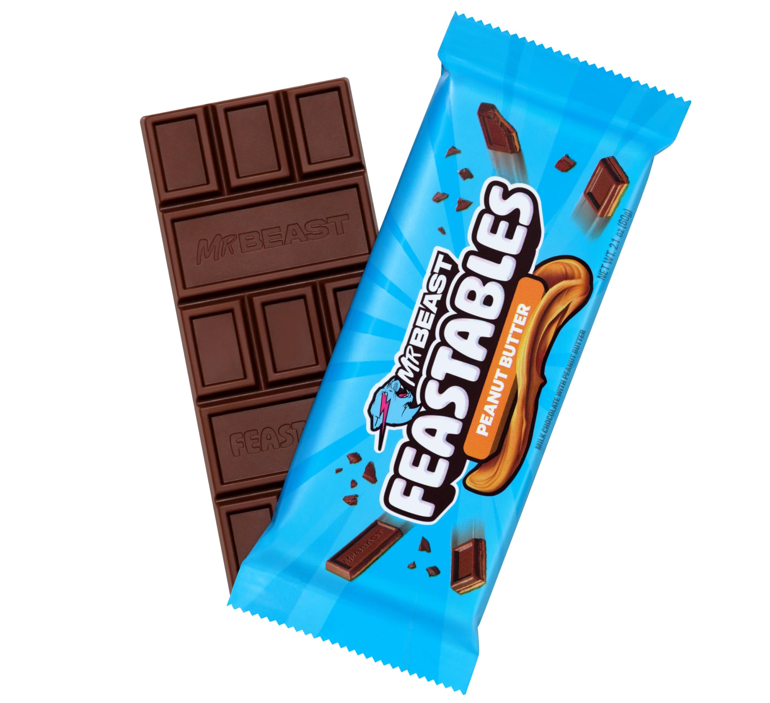 Feastables Mr Beast Peanut Butter Chocolate