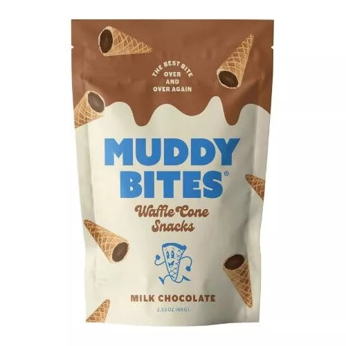 Muddy Bites Conos de Waffle Rellenos de Chocolate 66 g. - Mr Sabor