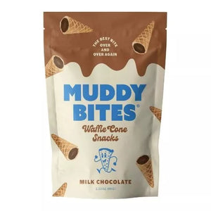 Muddy Bites Conos de Waffle Rellenos de Chocolate 66 g.