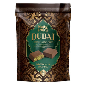 Nutty Fruity Dubai Barras de Chocolate 454 g.