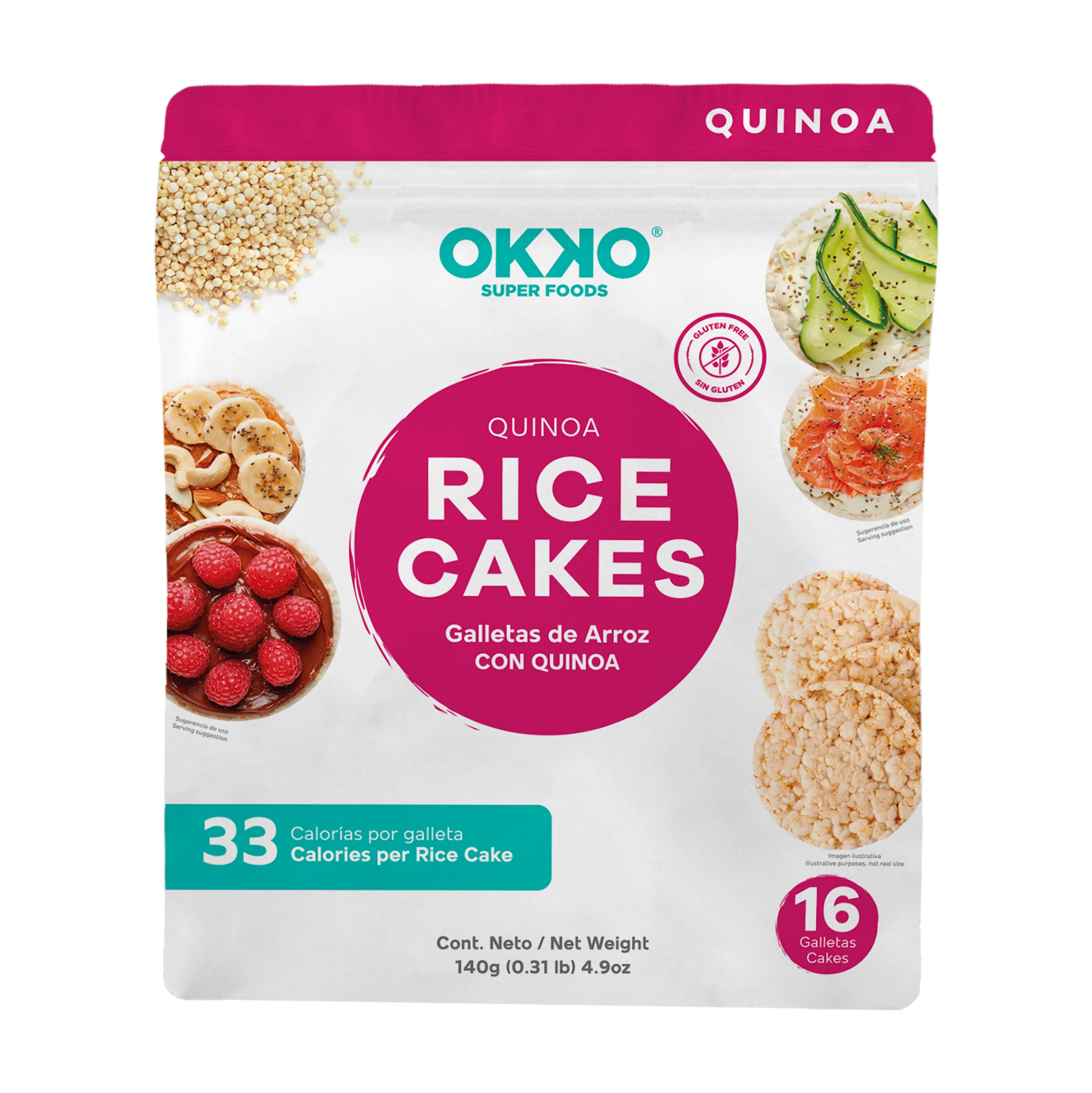 Okko Galletas de Arroz con Quinoa