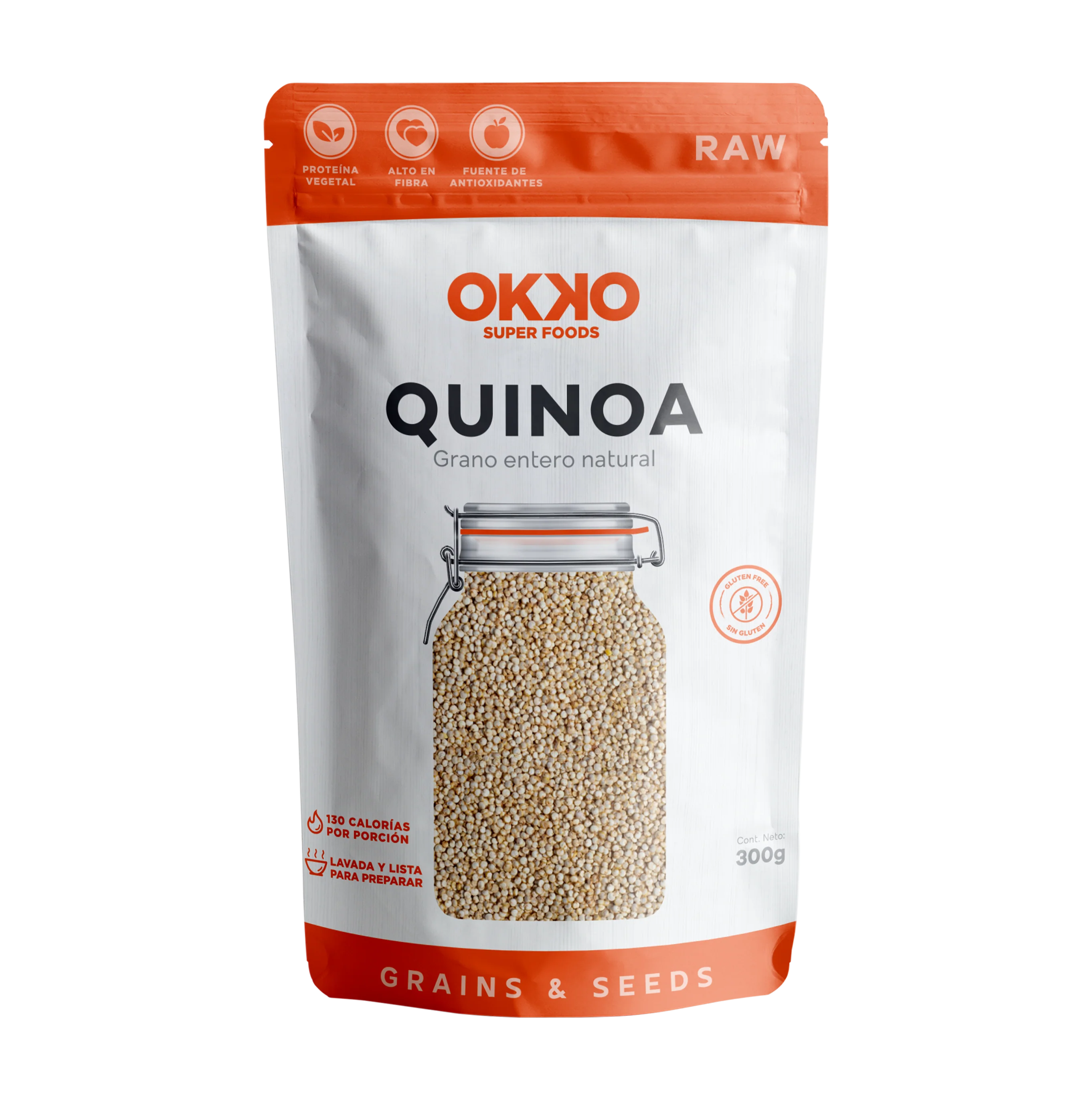 Okko Quinoa Grano Entero Natural - Mr Sabor