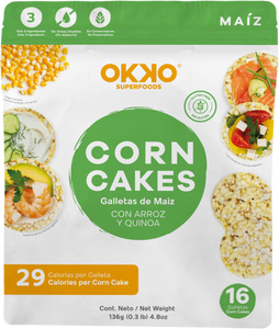 Okko Corn Cakes Galletas de Maíz