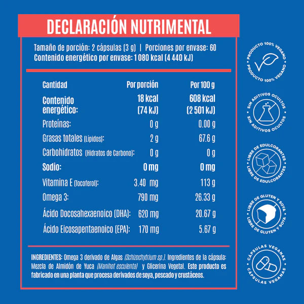 Birdman Premium Omega 3 DHA 620mg & EPA 170mg