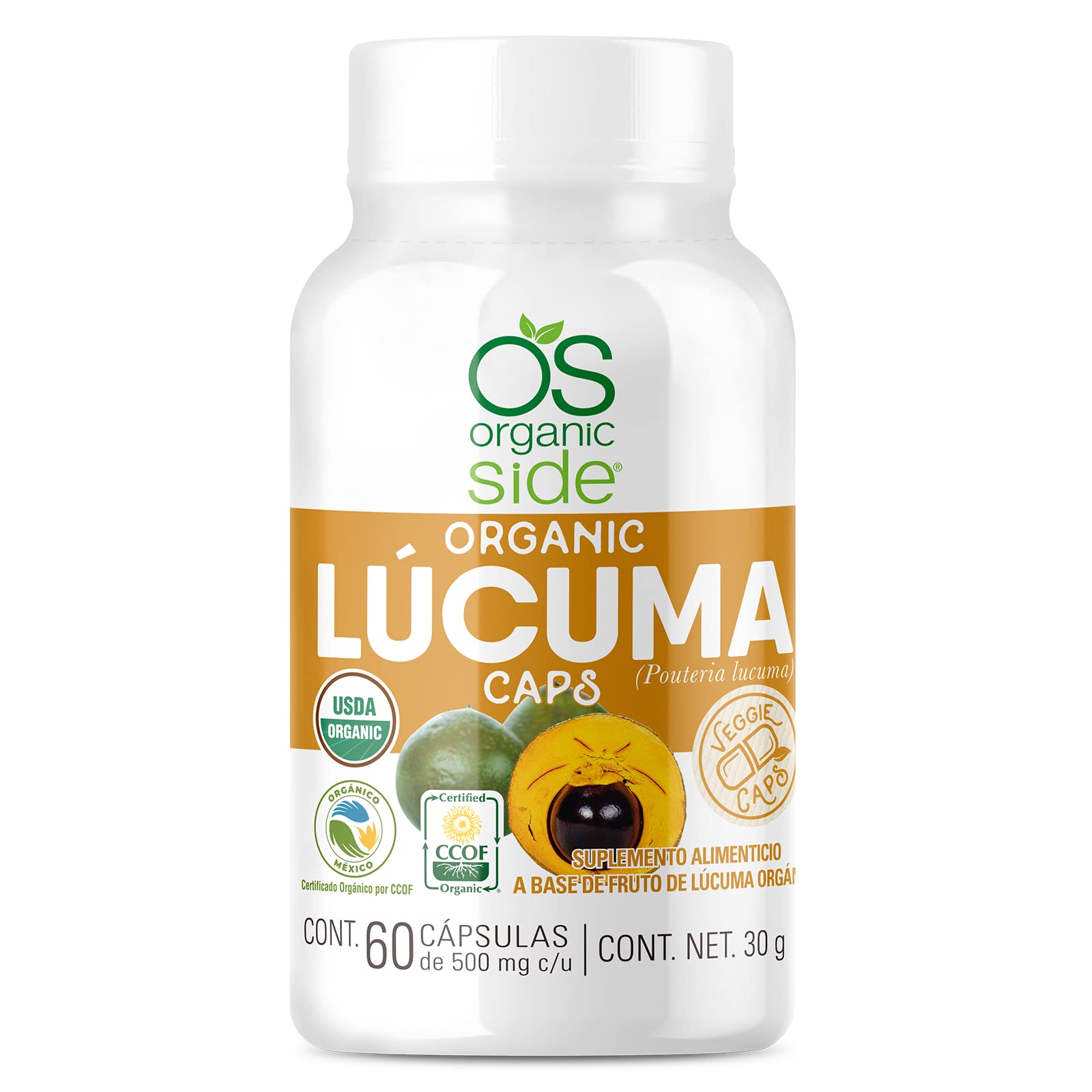 Organic Side Cápsulas de Lúcuma