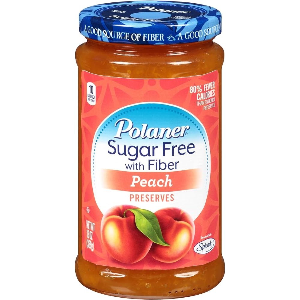 Polaner Mermelada de Durazno Sin Azúcar