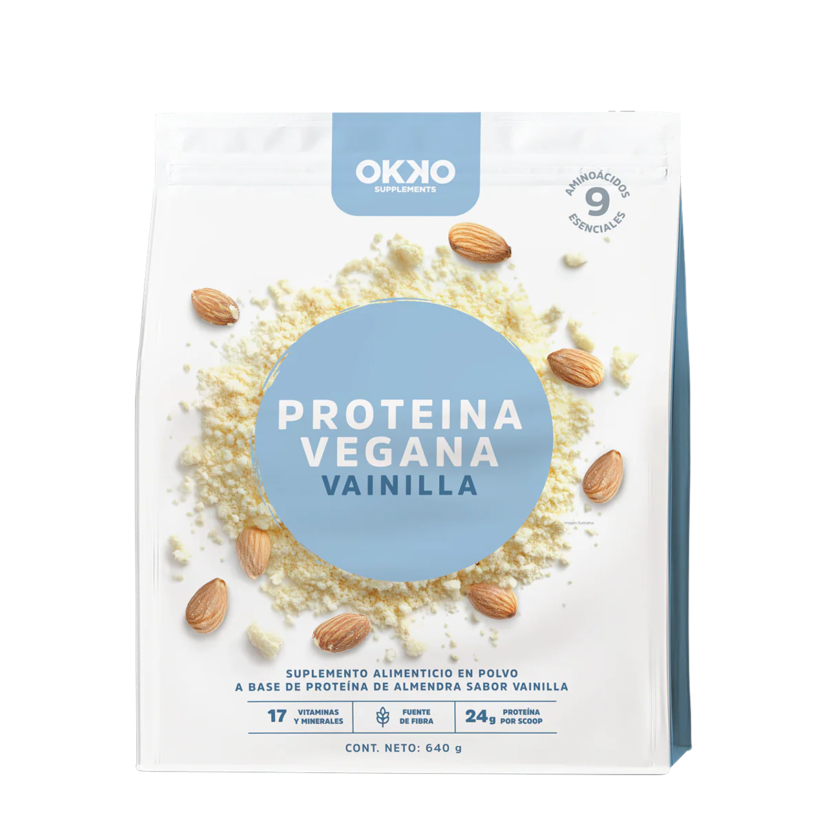 Okko Proteína Vegana Vainilla 640 g