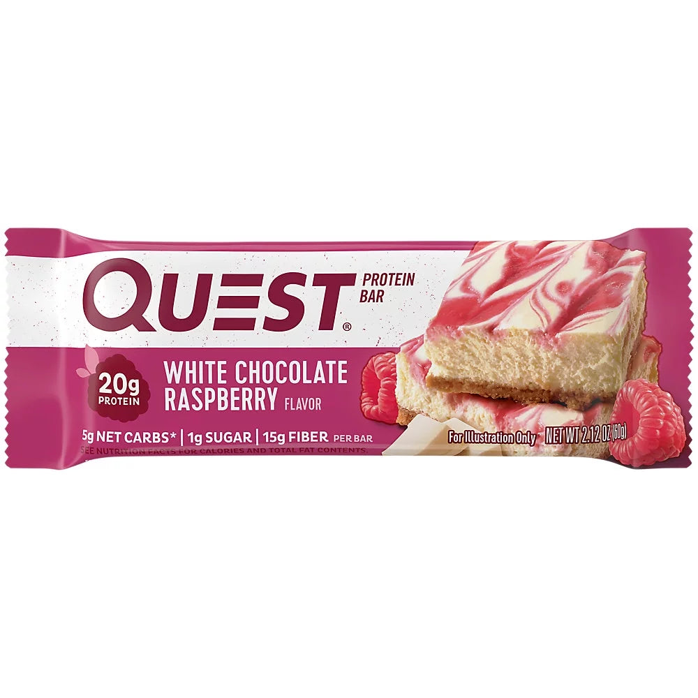 Quest Barra de Proteína White Chocolate Raspberry