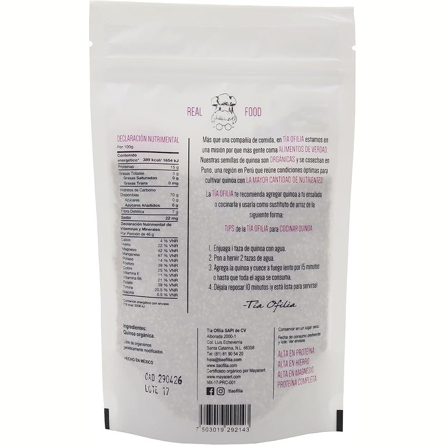 Tía Ofilia Quinoa Orgánica 200 g