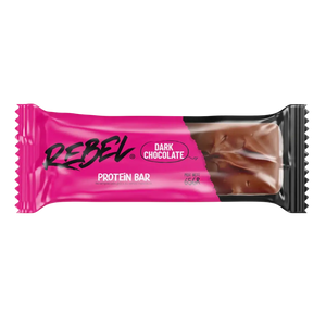 Rebel Barra de Proteina con Chocolate Obscuro Sabor Vainilla