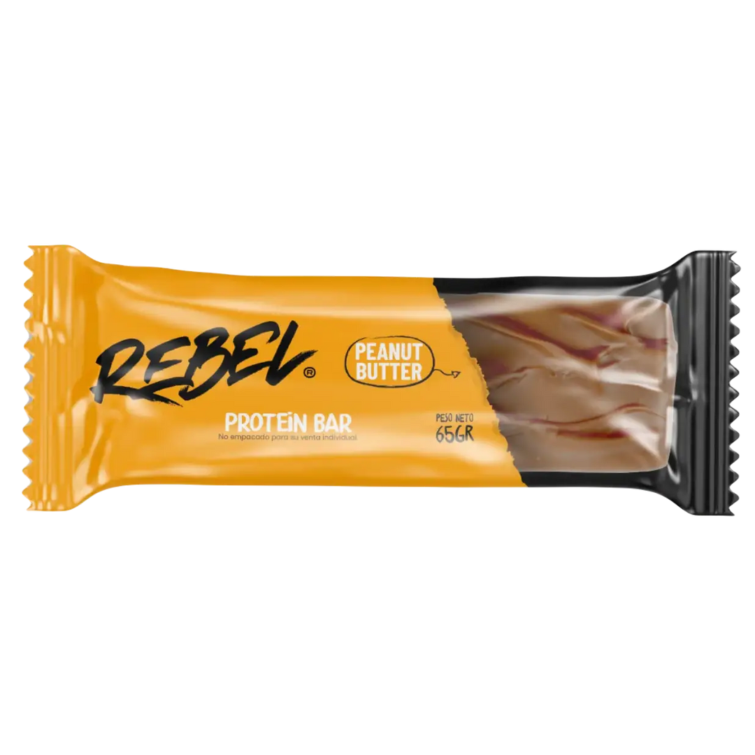 Rebel Barra de Proteína con Chocolate y Mantequilla de Maní