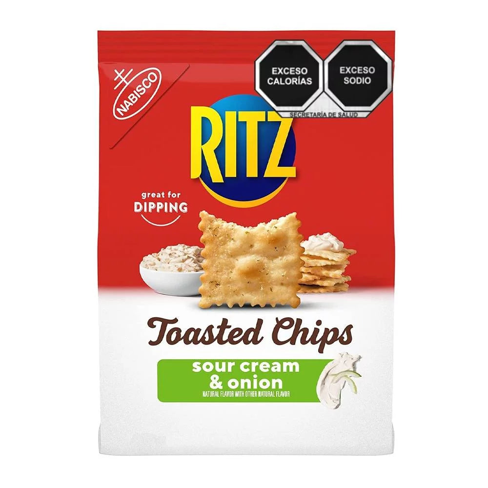 Ritz Toasted Chips Sour Cream & Onion - Mr Sabor