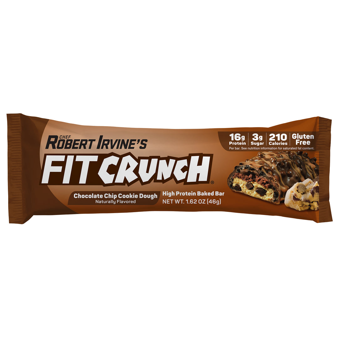 Robert Irvine's Fit Crunch Barra de Proteína de Chispas con Chocolate