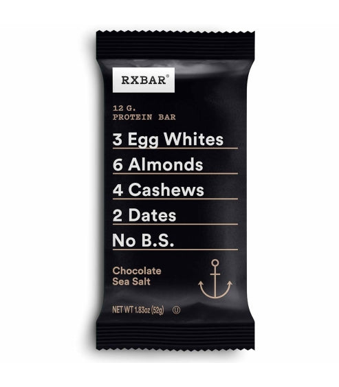 RXBAR Barra de Proteína de Chocolate con Sal de Mar - Mr Sabor