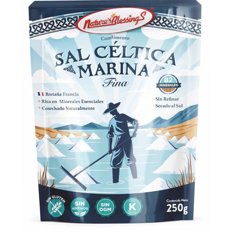 Nature's Blessings Sal Céltica Marina 250 g - Mr Sabor