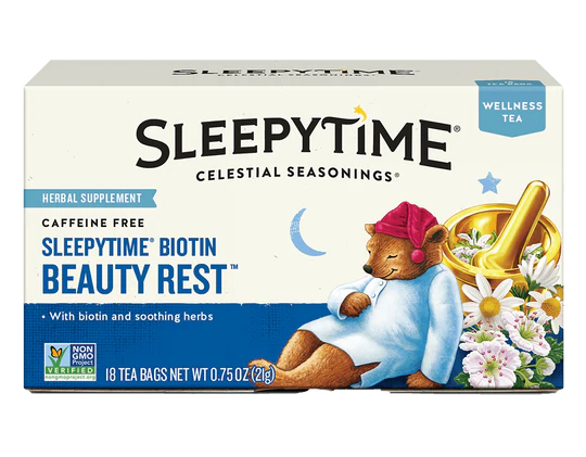 Celestial Seasonings Sleepytime Biotin Beauty Rest Té con Biotina 18 bolsitas de té