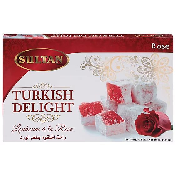 Sultan Turkish Delight Delicia Turca Rosas 454 g.