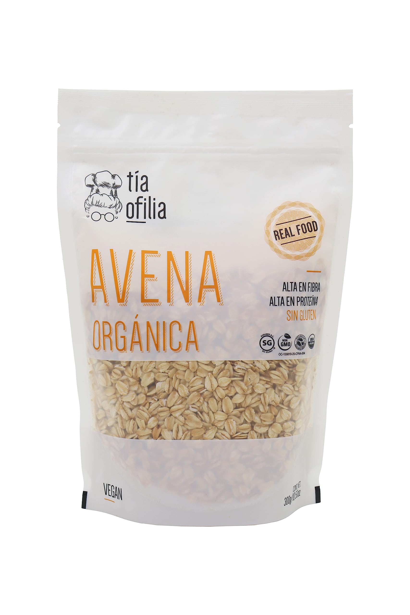 Tía Ofilia Avena Orgánica 300 g