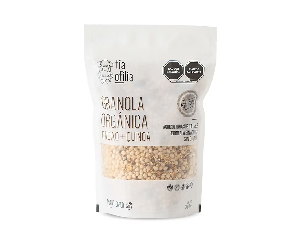 Tia Ofilia Granola Orgánica Cacao + Quinoa 310 g.