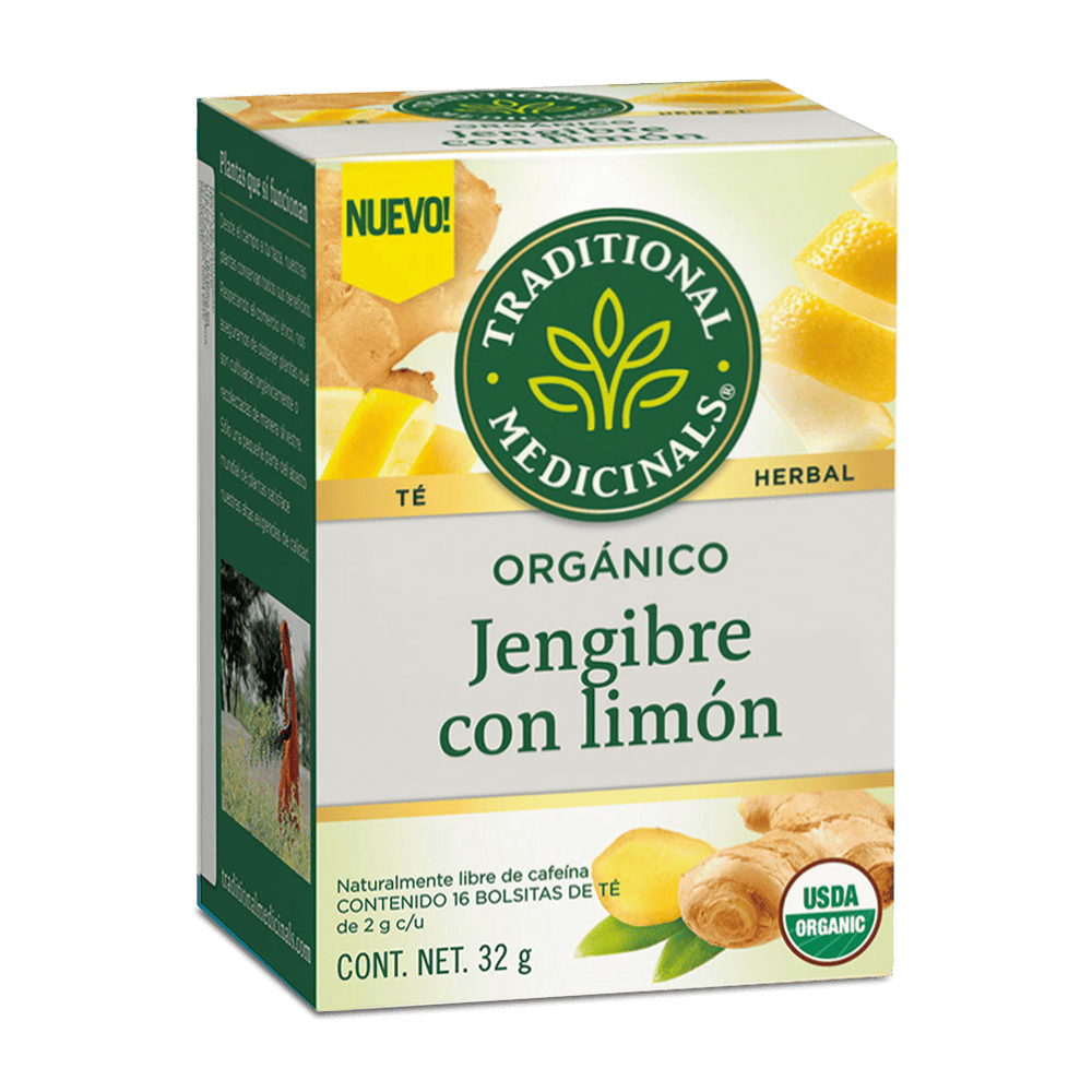Traditional Medicinals Té Jengibre con Limón - Mr Sabor