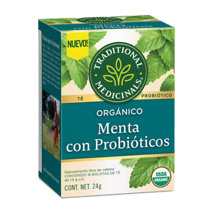 Traditional Medicinals Té Menta con Probioticos