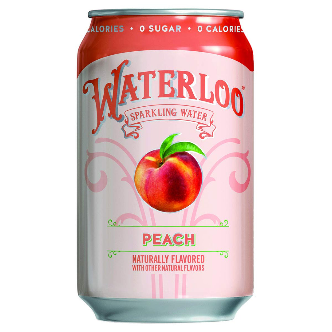 Waterloo Peach Sparkling Water