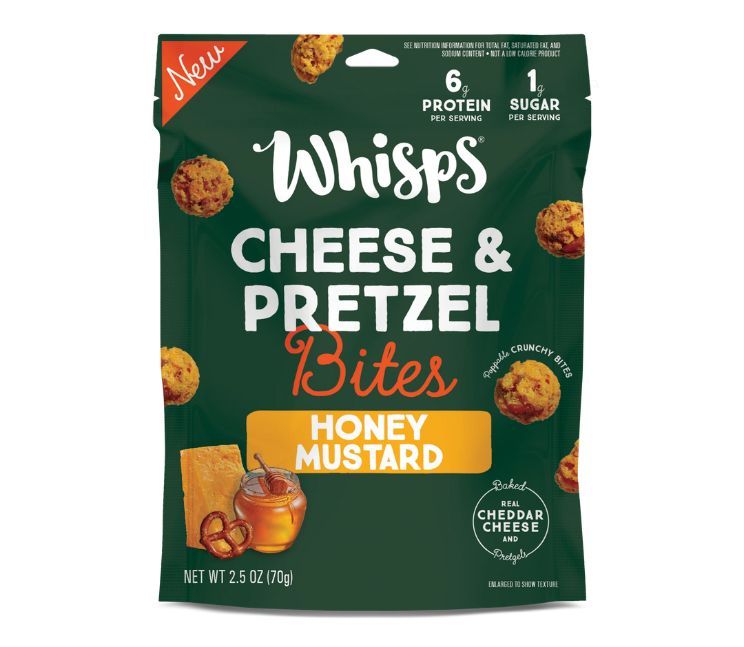 Whisps Cheese & Pretzel Bites Honey Mustard