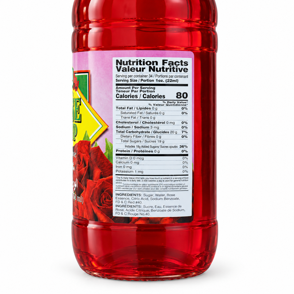 Ziyad Jarabe De Rosas 750 ml. – Mr Sabor