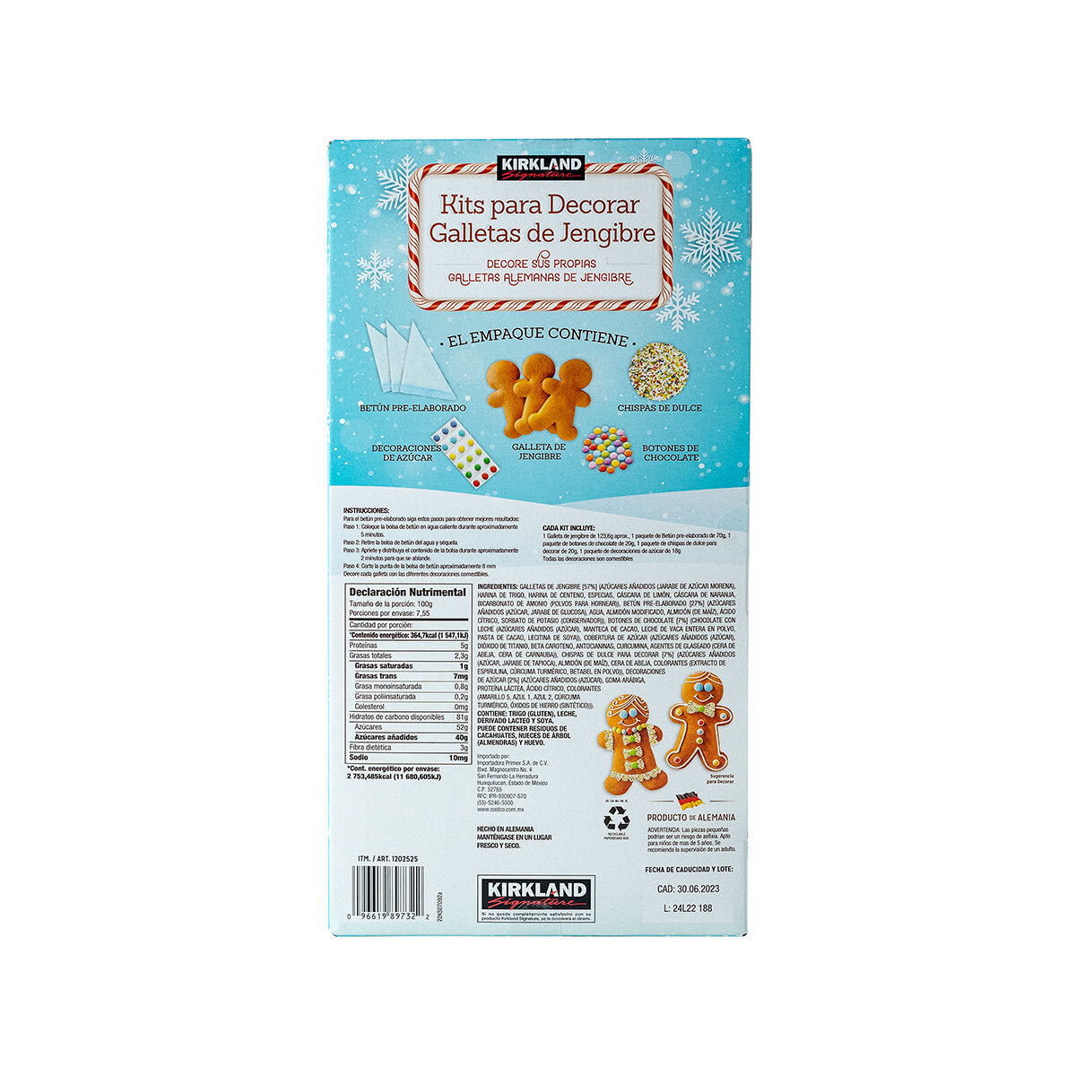 Kit para Decorar Galletas de Jengibre - Mr Sabor