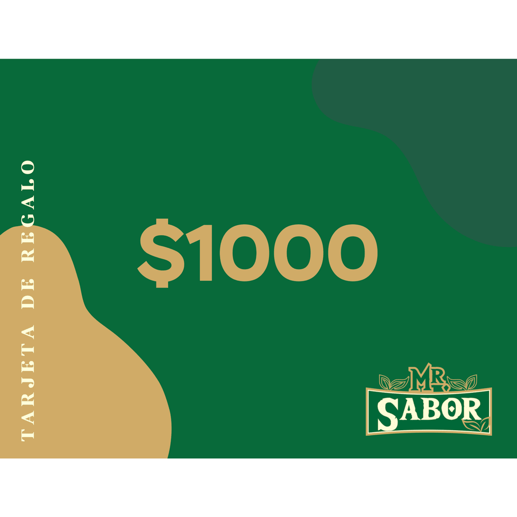 Tarjeta de Regalo - Mr Sabor