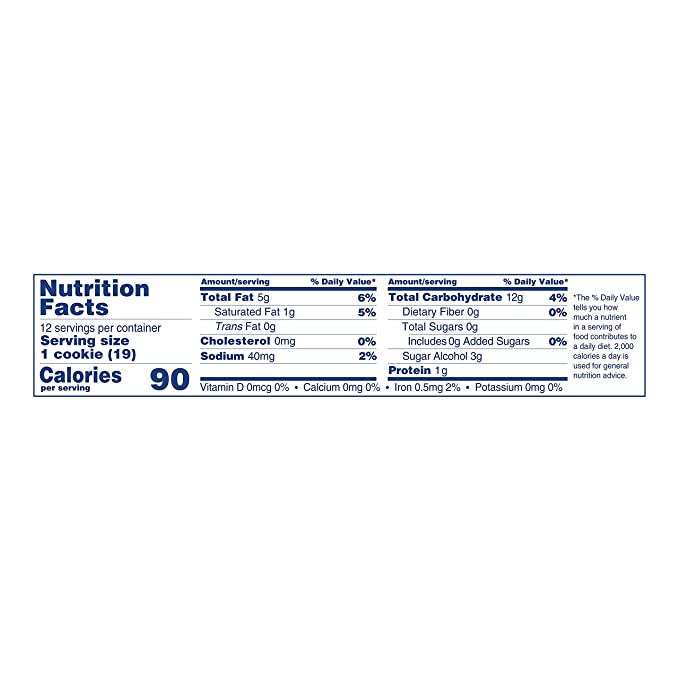 Voortman Bakery Galletas de Mantequilla Sin Azúcar