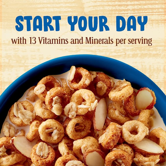General Mills Cheerios Cereal Oat Crunch Almond - Mr Sabor