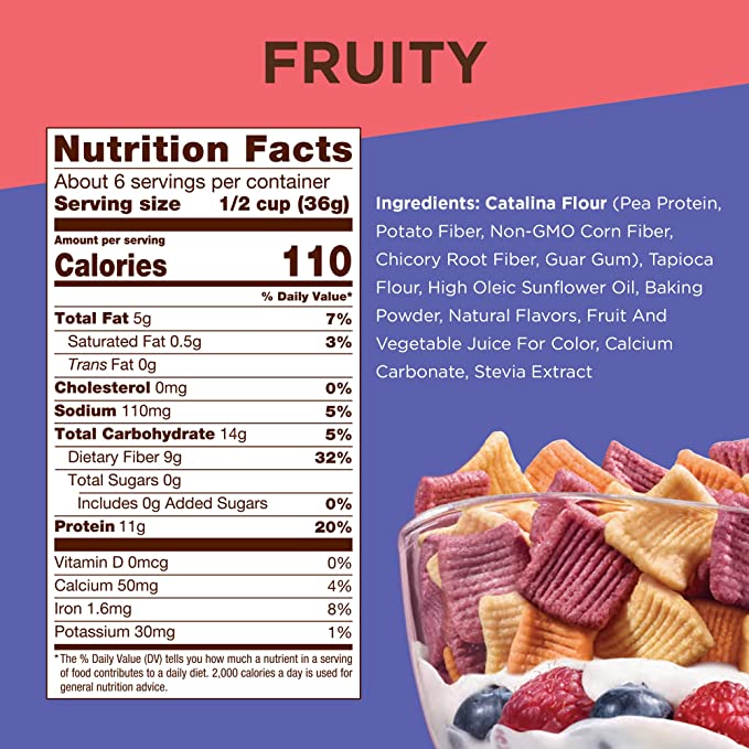 Catalina Crunch Fruity Cereal Keto - Mr Sabor
